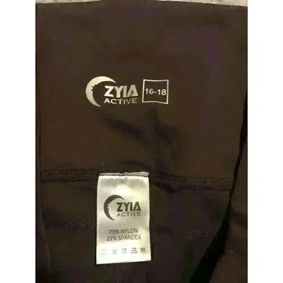 Zyia Active Brilliant Pocket Hi Rise Capri Leggings Size 16-18 - Picture 5 of 5